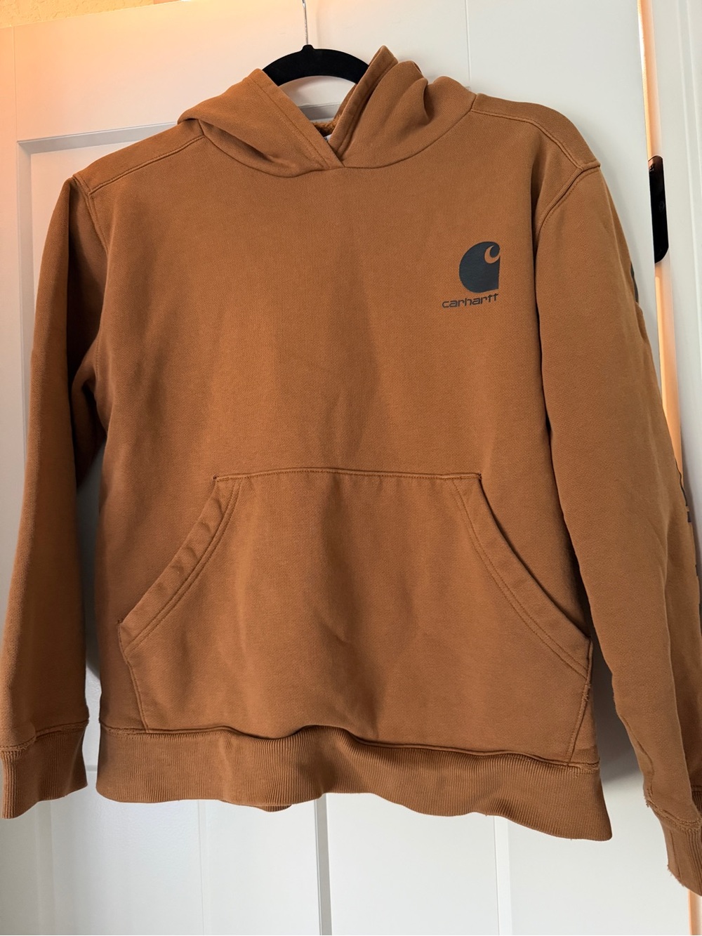 Carhartt Youth Brown Hooded Sweatshirt